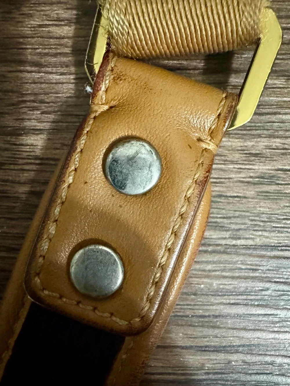 MCM Mini Stark Side Studs Backpack Visetos Cognac With Matching Wallet